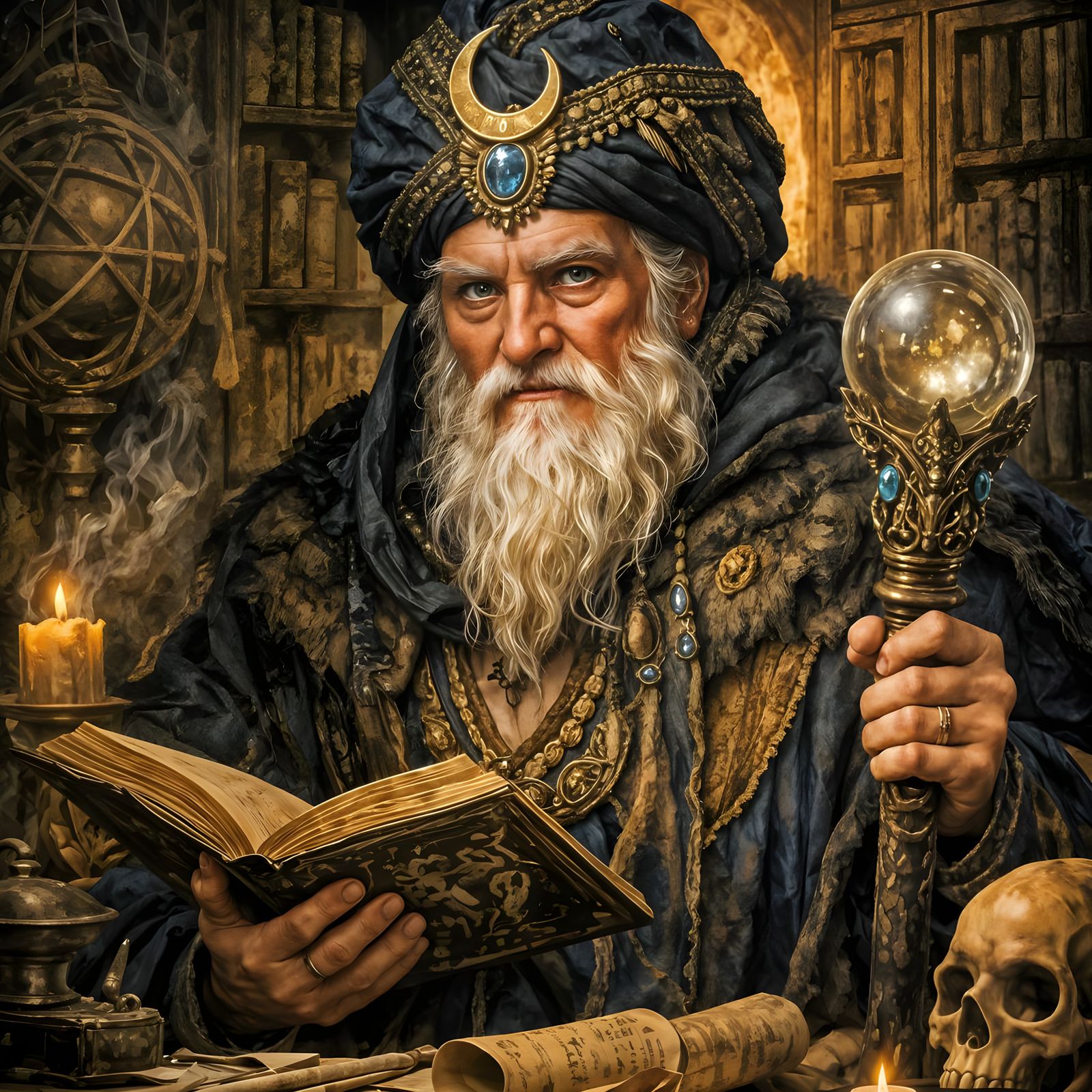 Intelligent Owl in Forest