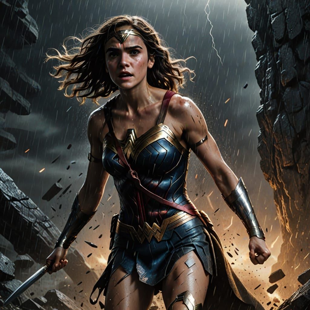 Emma Watson as Wonder Woman Concept Art