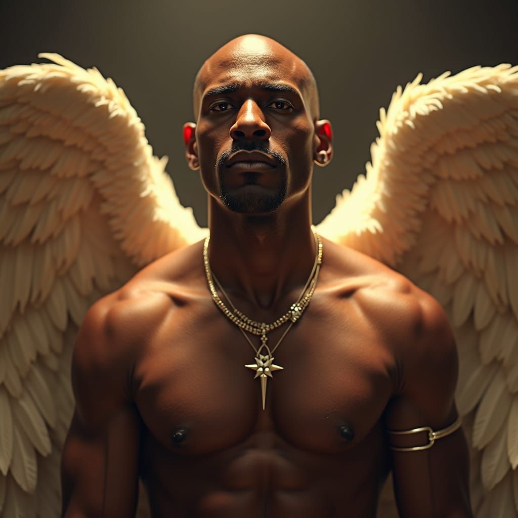 DMX as an Angelic Figure
