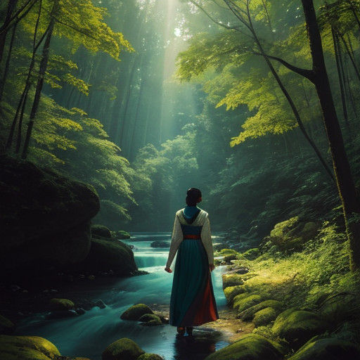 Ethereal Summer Dream in Cinematic Style