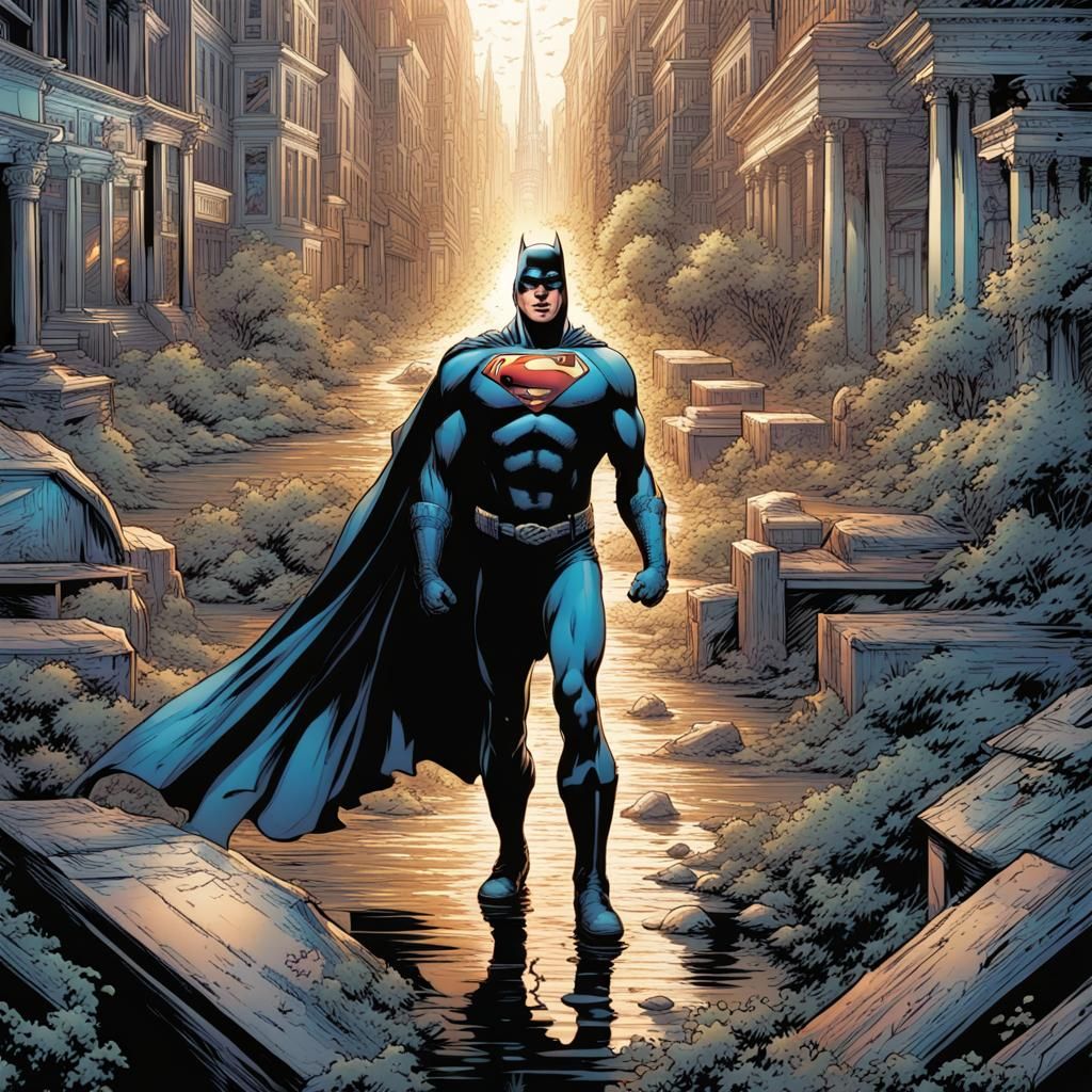 DC Comic Book Art in Brooks and Mumford Style