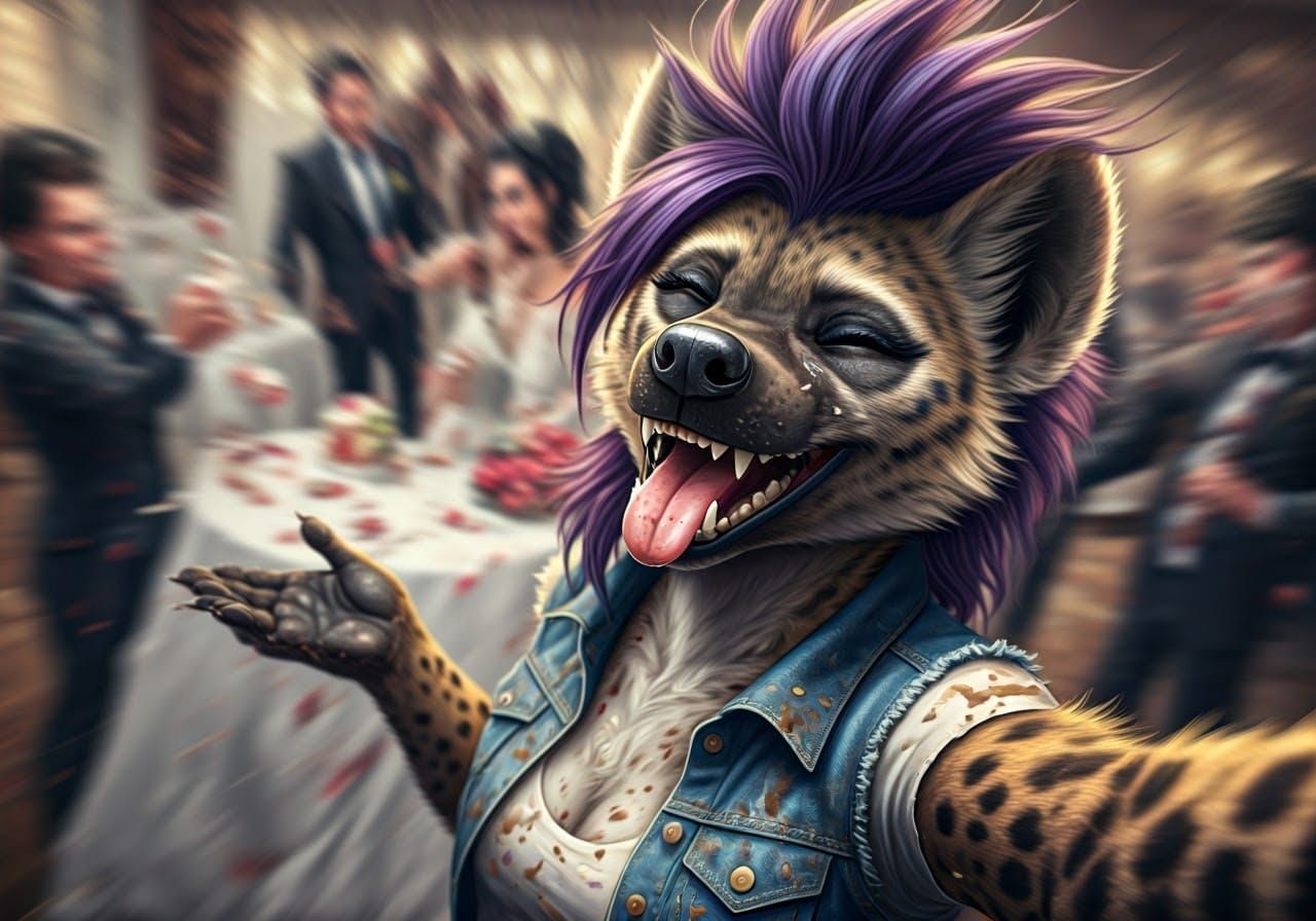 Rebel Hyena Shines at Wedding Mayhem