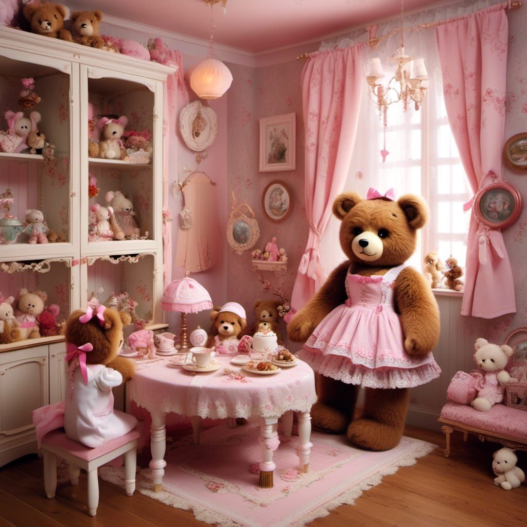 <lora:Teddy:1.0> A highly visible,  highly detailed,  very realistic, extremely photogenic, 
strong visibility,  precise...