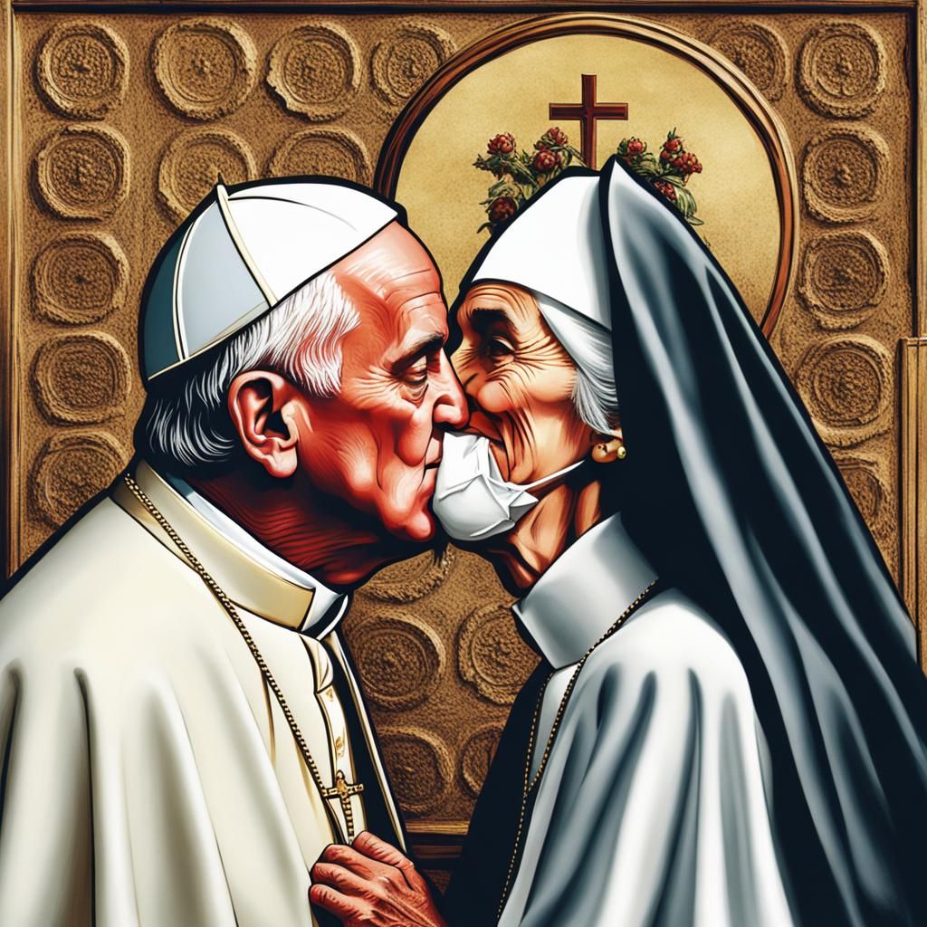 The Kissing Pope
