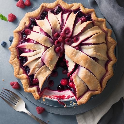Delicious Berry Pie: Professional Food Photography