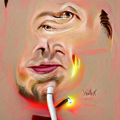 Portrait of Elon Musk