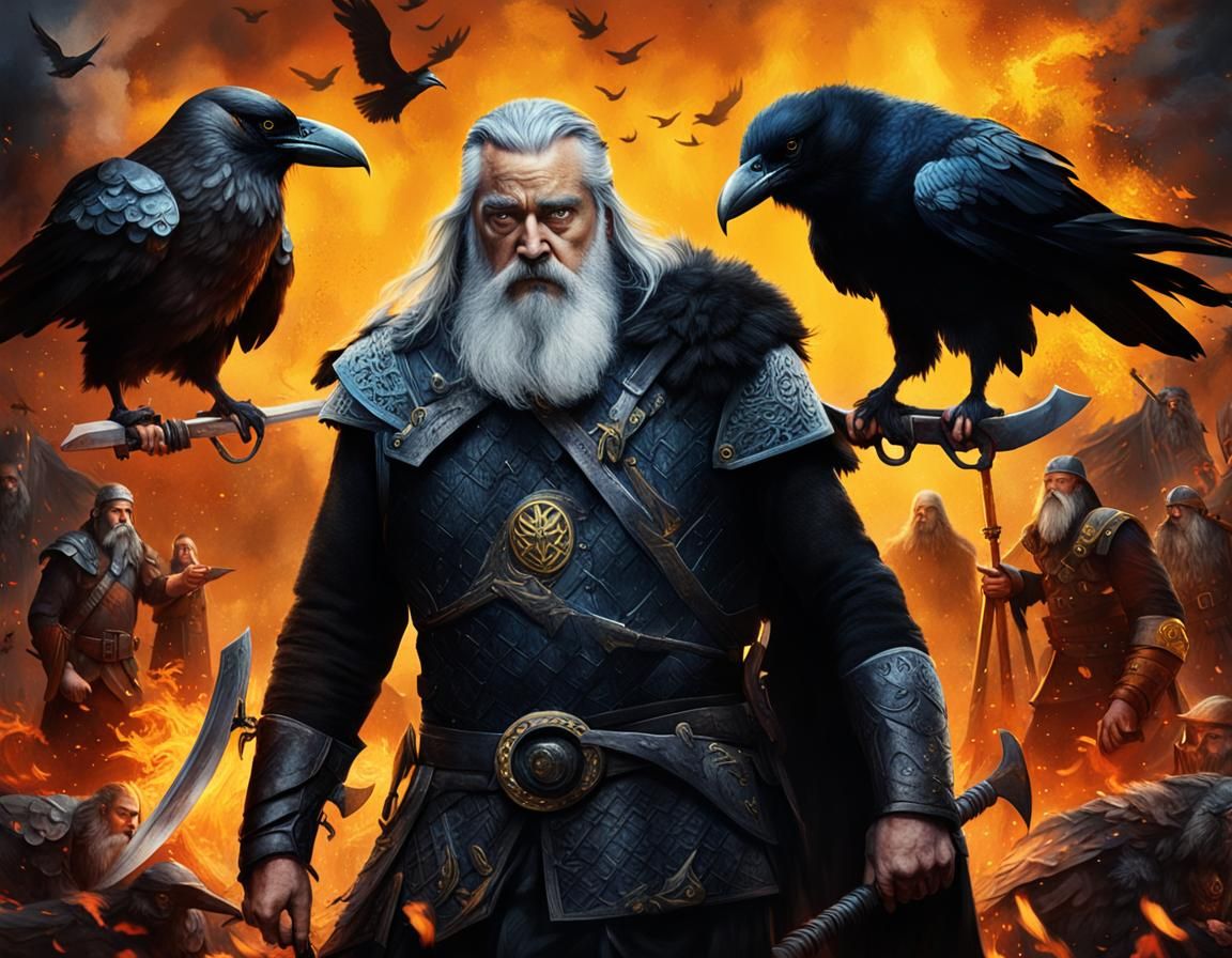 Odin Sees All: Vikings in Hyperrealistic Digital Art