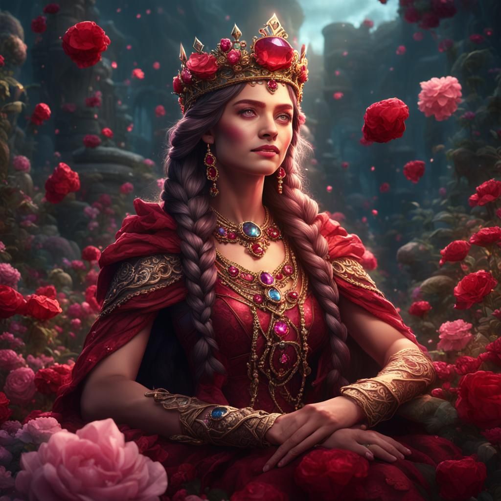 Gemstone Princess in Fantasy Concept Art