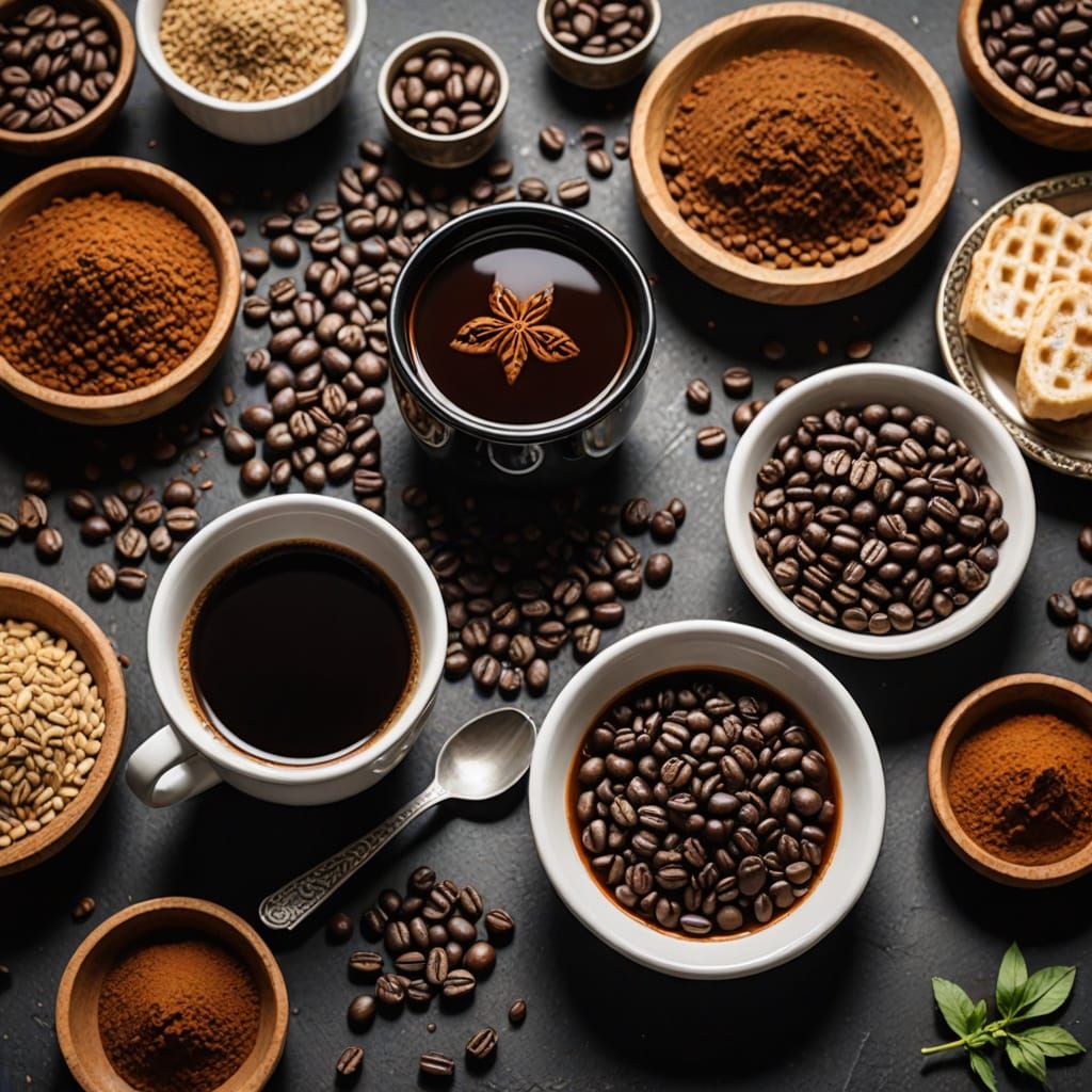 Stressed Businessman Typing Amidst Office Chaos in a Cyberpu...