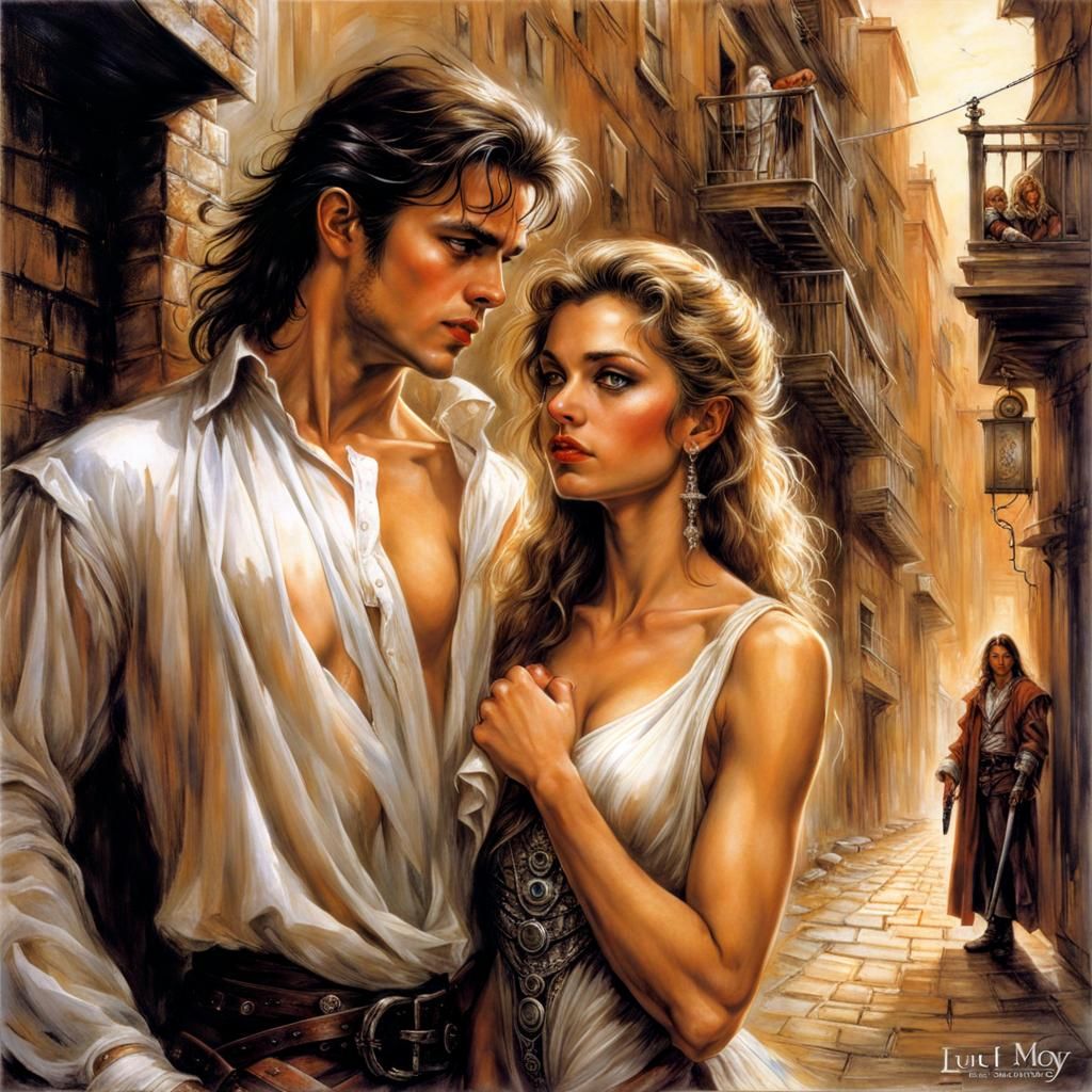 Couple in Alleyway, Renaissance Album Cover