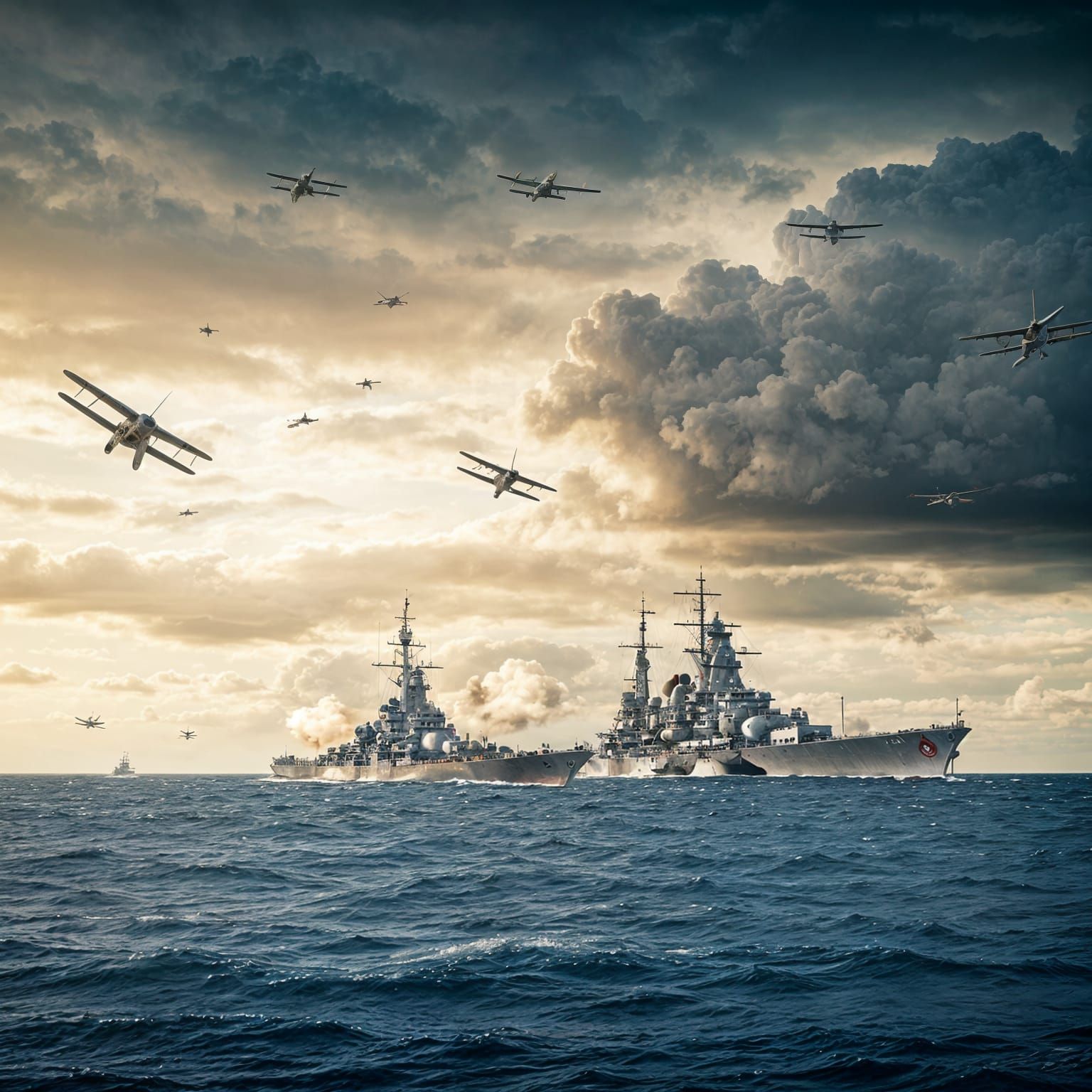 Epic Battleship Clash: HMS Hood vs Bismarck