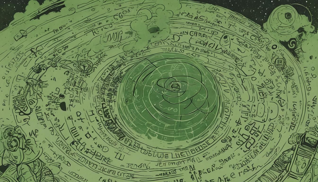 Retro Comic Book Cover of Cydonia, Mars