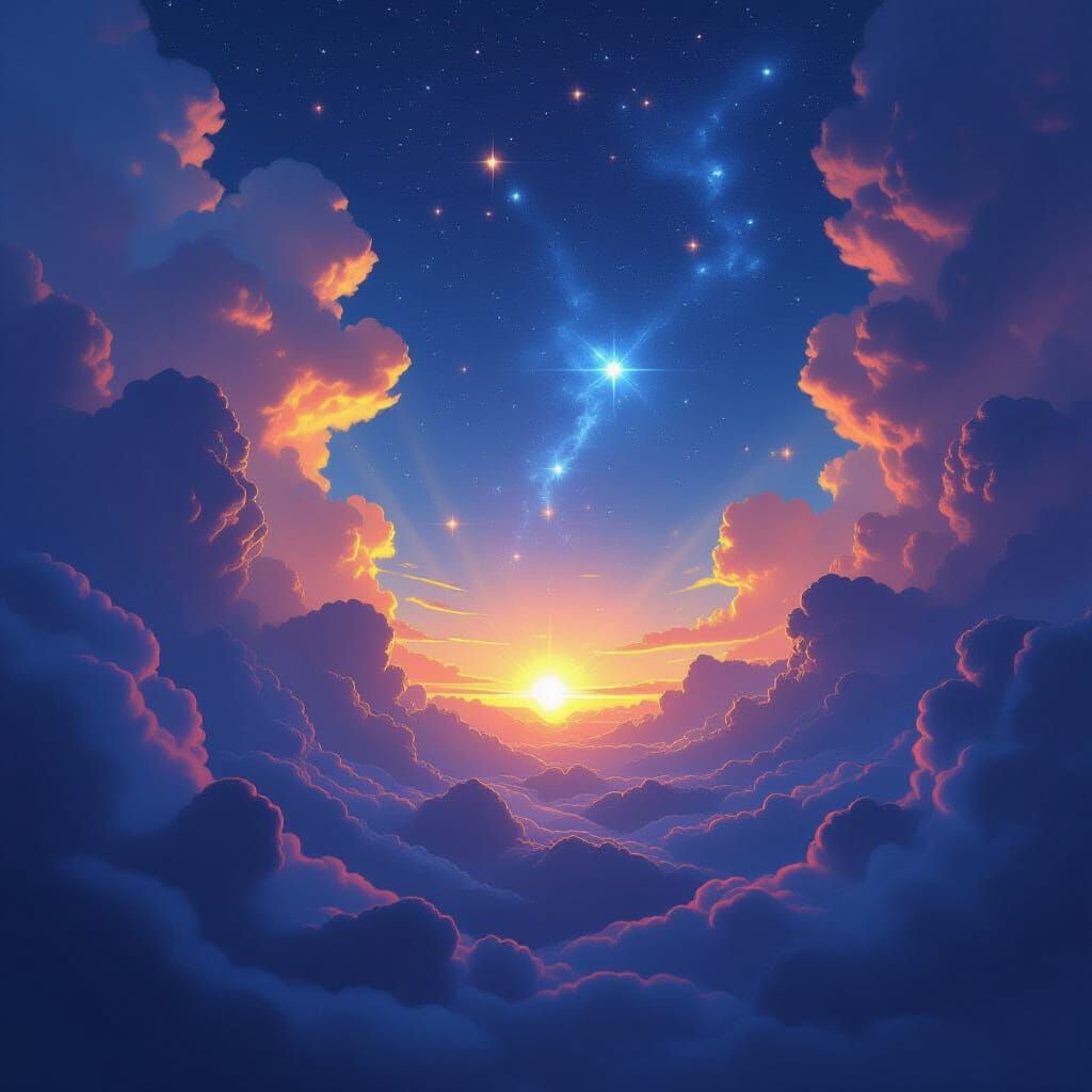 Cosmic Heavens: Light vs Dark