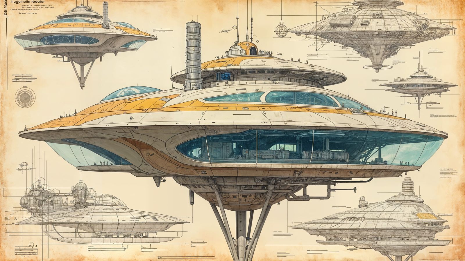 The Aetherion Spire spaceport