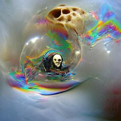 Skull in a Bubble: Mortality and Transience