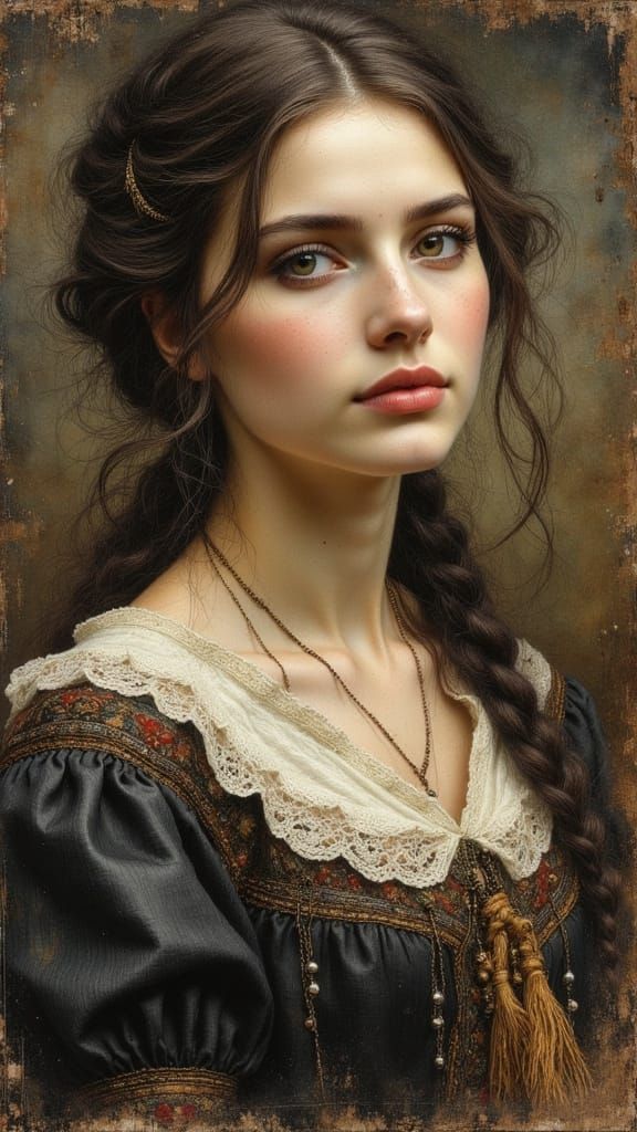 Portrait of a Beautiful Ukrainian Woman