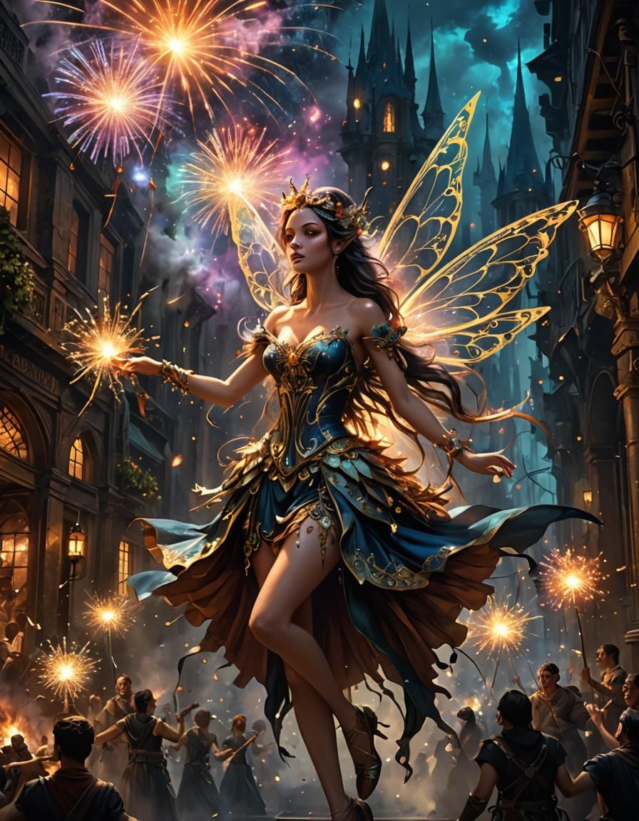 Enchanted Fairy in Arcane Magic Display