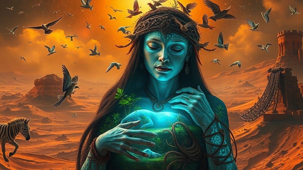 Mystical Shaman's Inner Oasis of Music and Nature