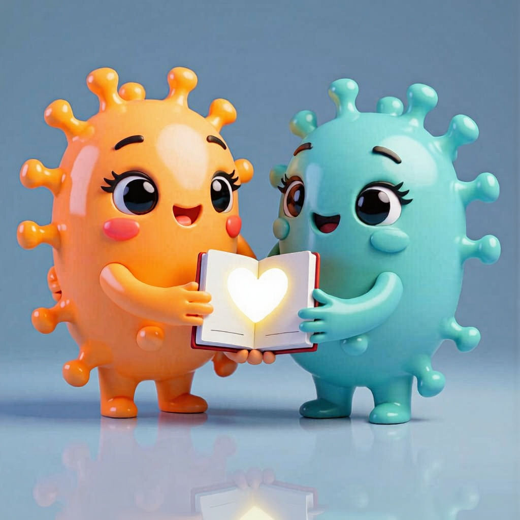 Cute Antibody Twitch Emote with Heart