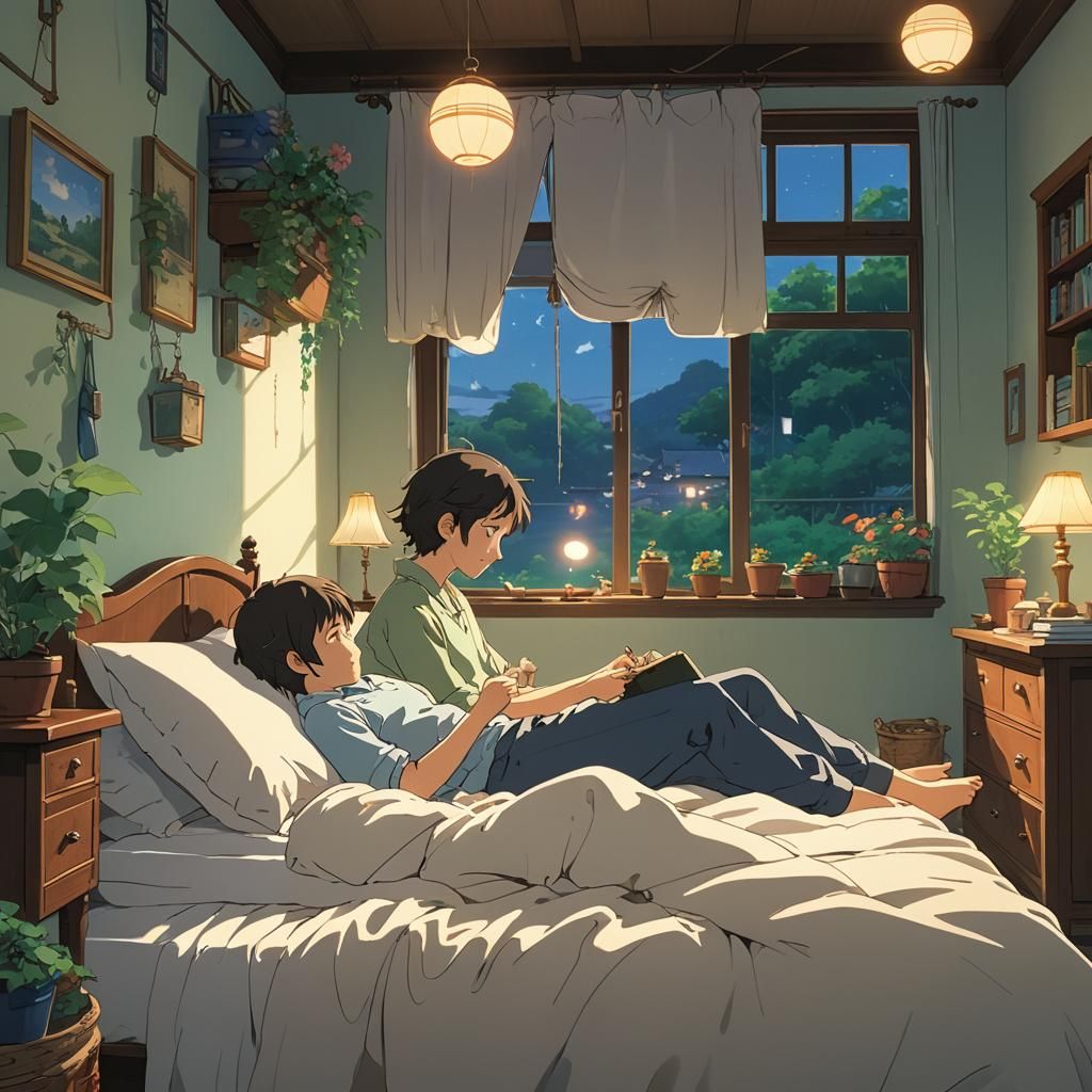 Mother and Son's Fairy Tale, Ghibli Style