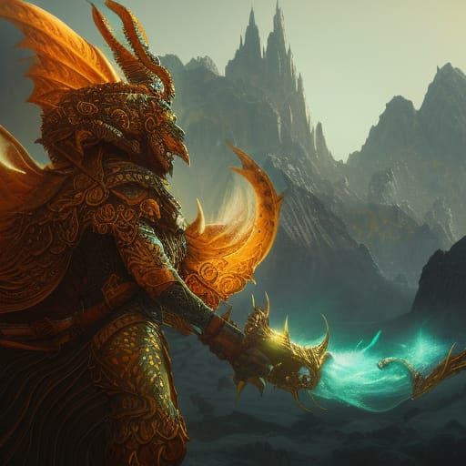 The Sun Warden Matte Painting in Unreal Engine