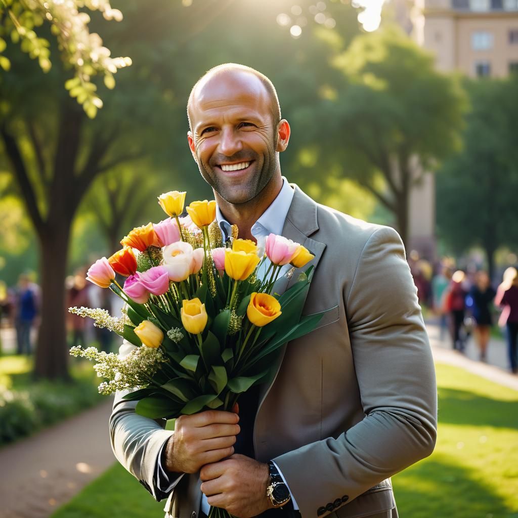 Jason Statham in a Romantic Comedy Scene