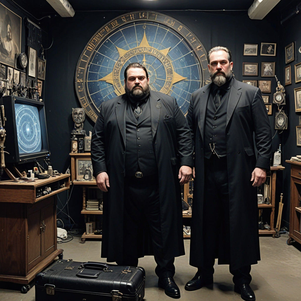 Goth Gamer Duo Battles Demons in 1947-Style Vortex Monitor