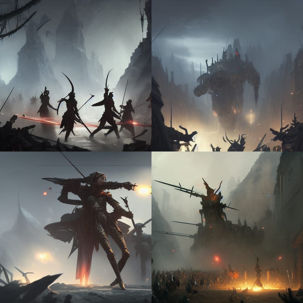 Elves vs Robots, set 13-16