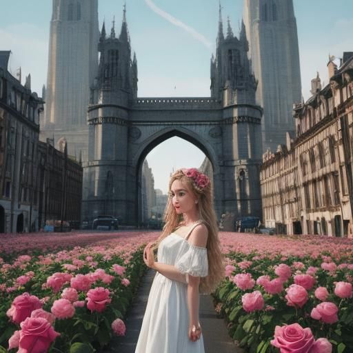 Single Rose AI Generated Image