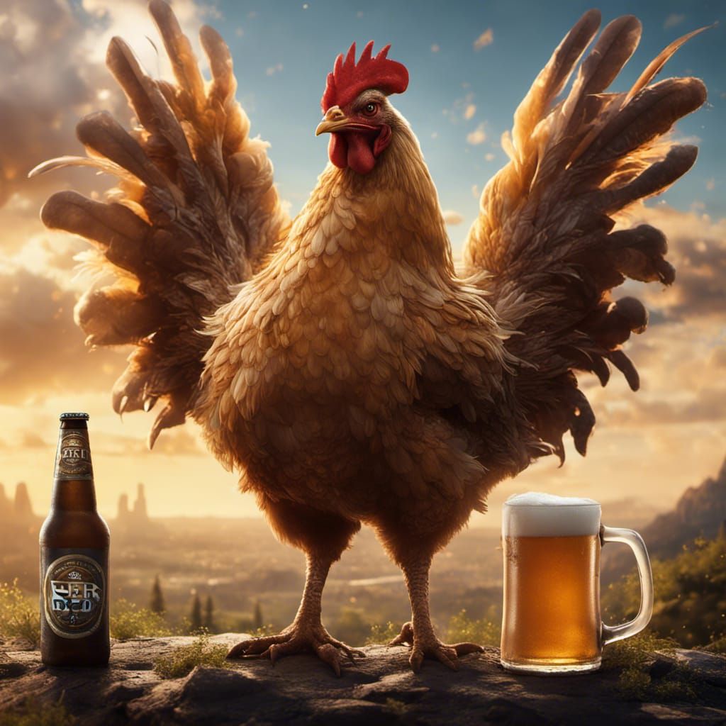 Beer Advertisement: Transformation into Chicken, Detailed Ma...