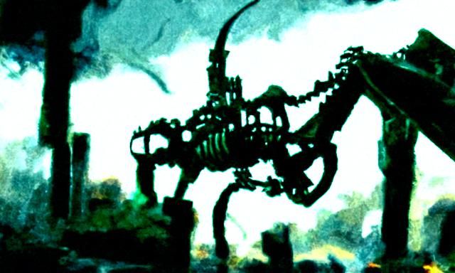 Robot Dinosaur Skeleton