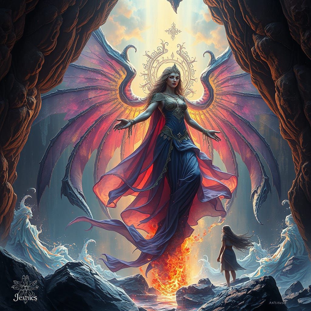 Mystical Beings in Ethereal Realm