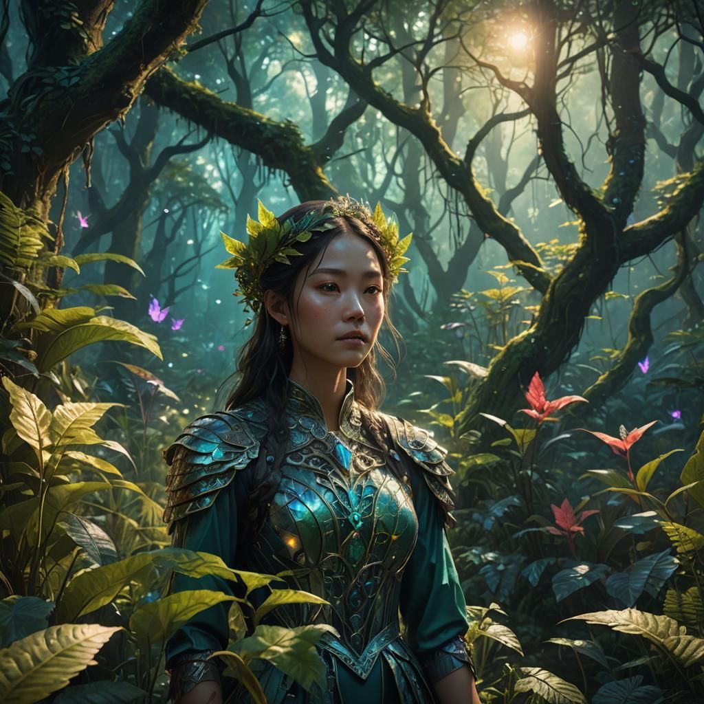 Mystical Forest: Surreal Fantasy Concept Art