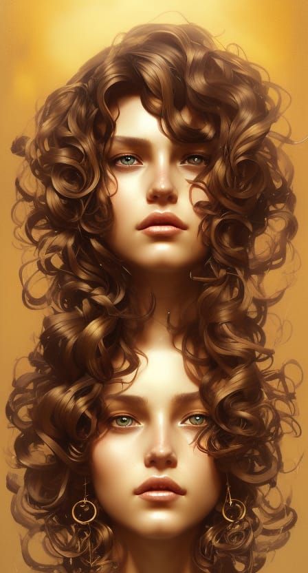 Beautiful Queen Portrait in Hyperdetailed Style