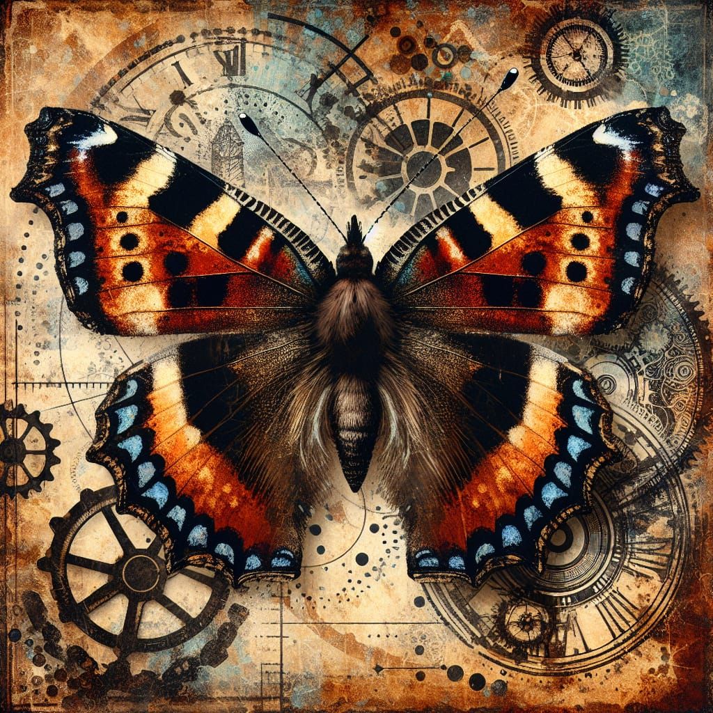 Tortoiseshell butterfly