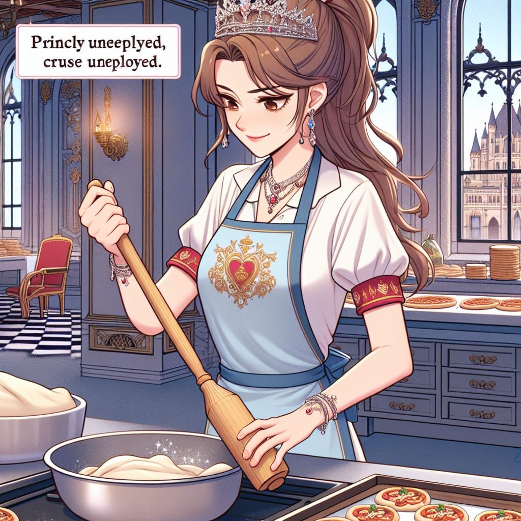 An out-of-work princess applies to become the bride of Prince Drupert, but first she must pass several baking tests.
