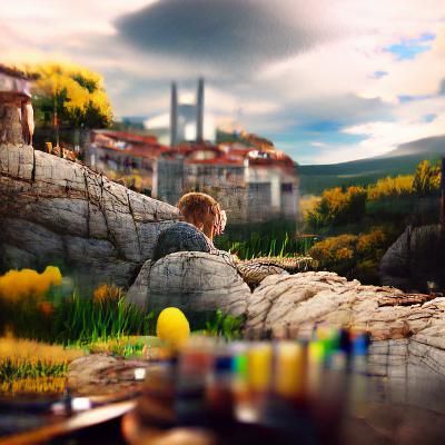 Detailed Matte Painting of Arthur