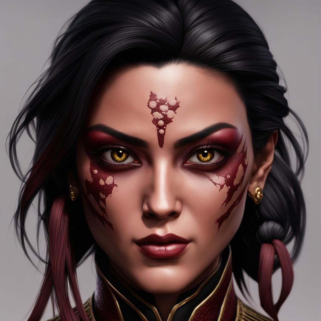 Sareena from Mortal Kombat in Netherrealm