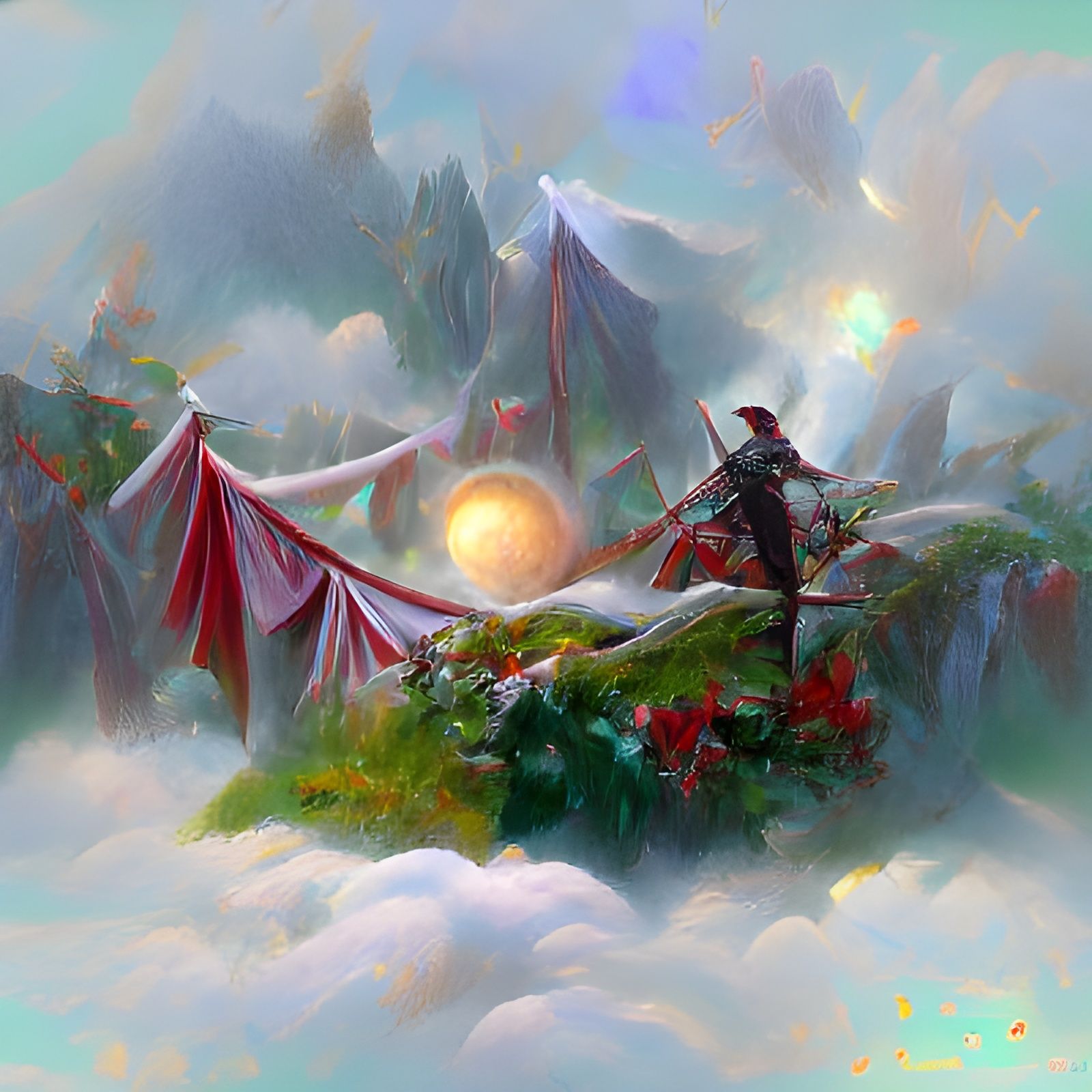 Epic Middle-earth Constellation in Digital Illustration