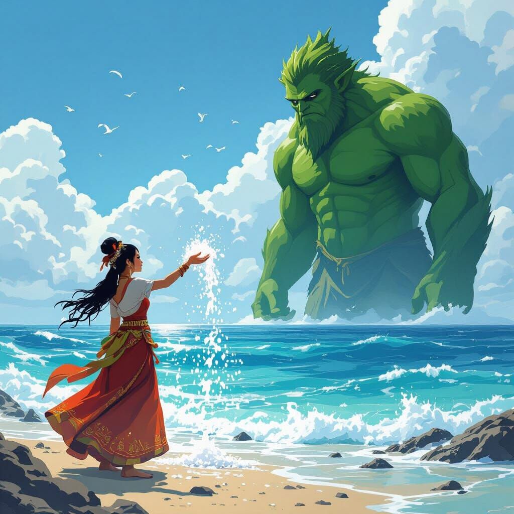 Timun Mas Creates Ocean Escape as Digital Art