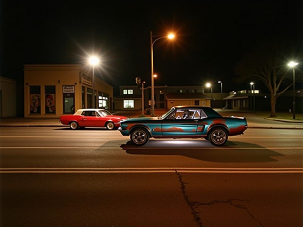 Rockband in Vibrant Oil Colors, Inspired by Francis Bacon an...