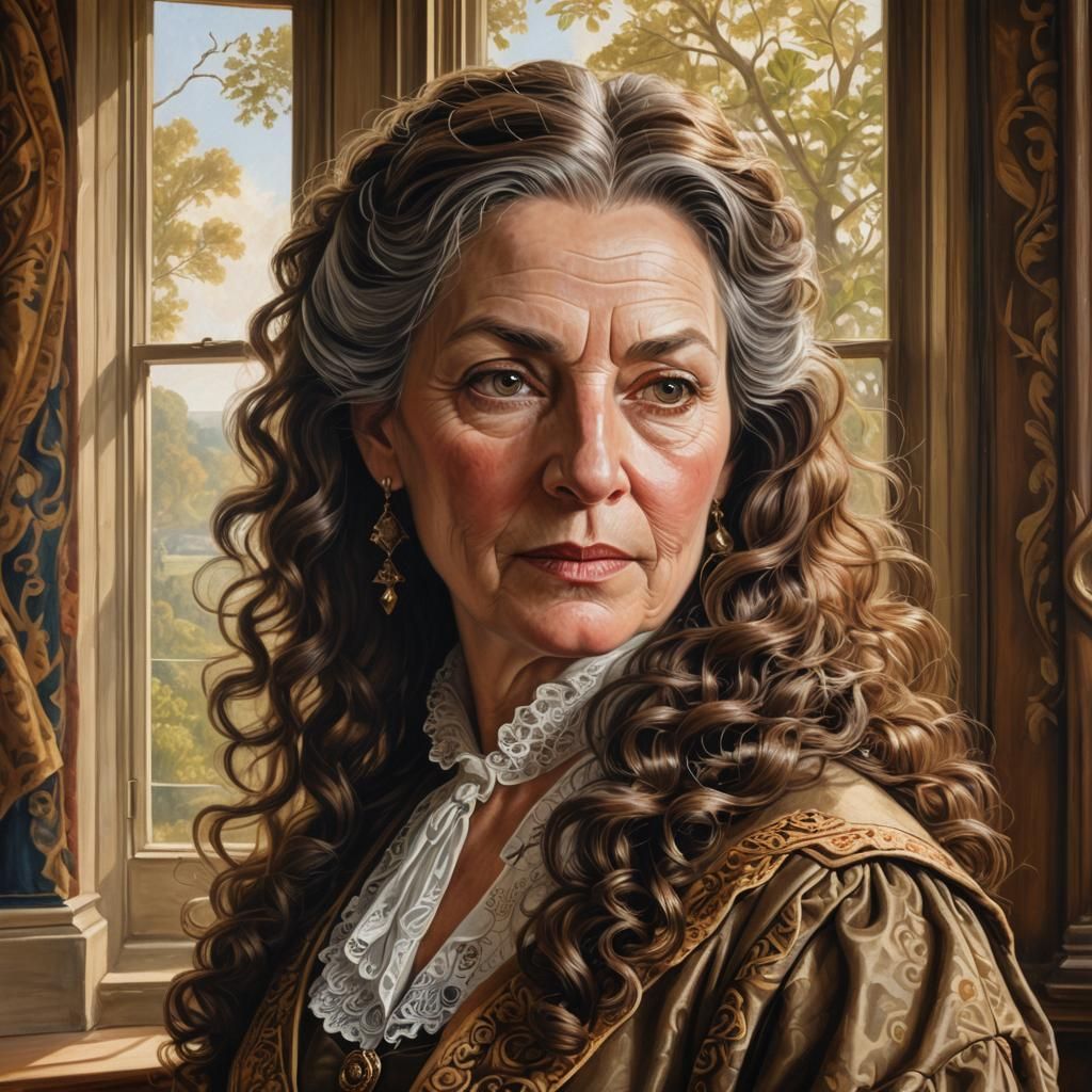 Susannah Addams Portrait in Dutch Masters Style