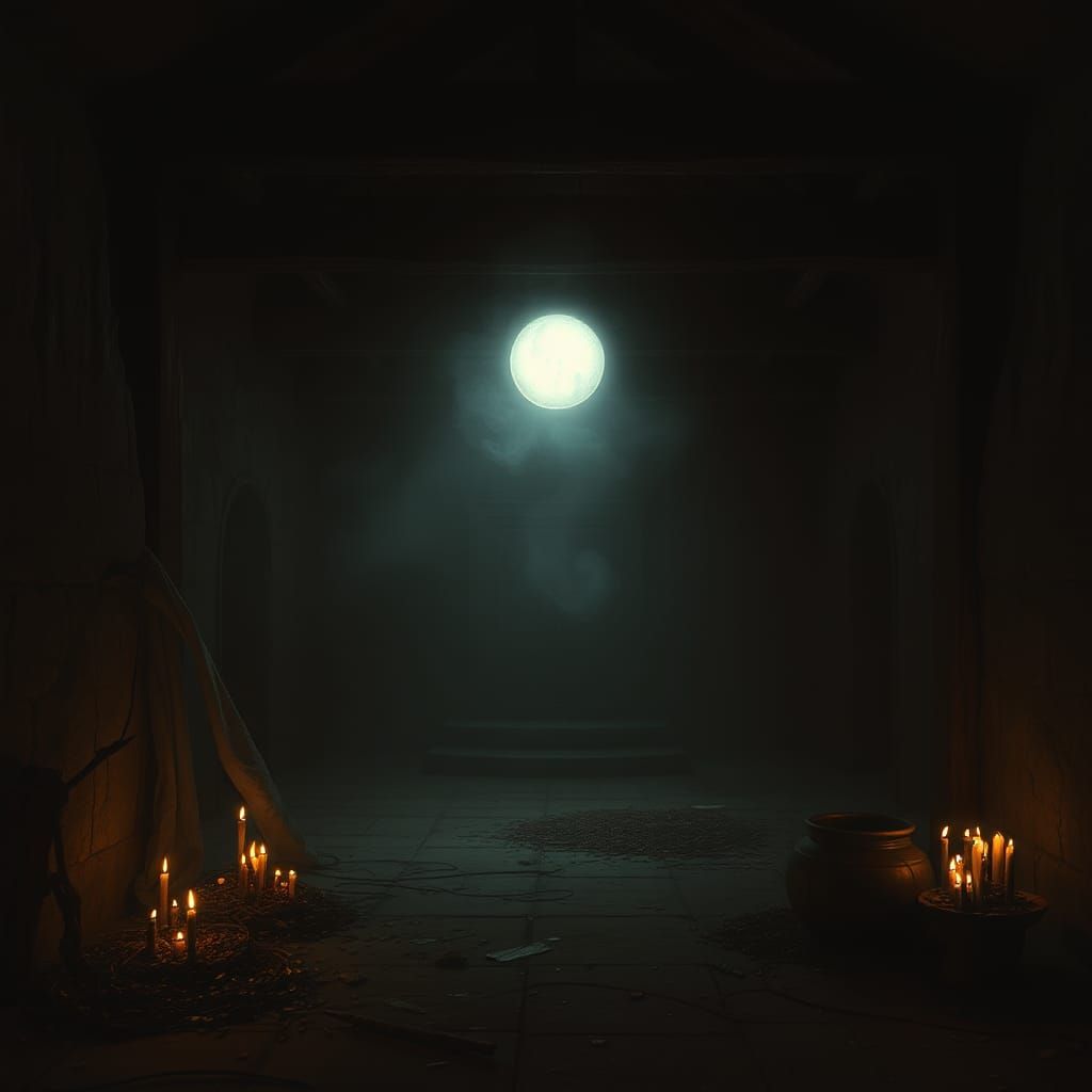 Stale incense, old sweat