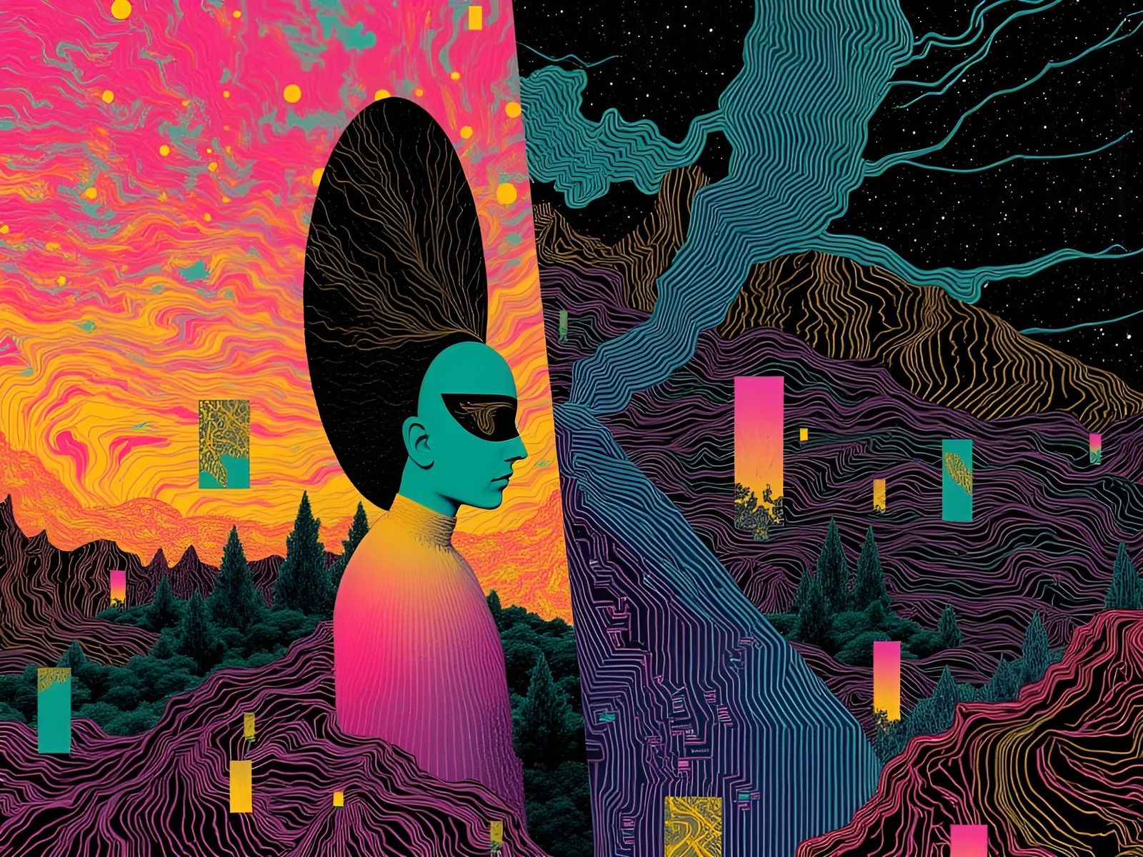 Chaoswork Masterpiece Born from Alien's Cosmic Artistry