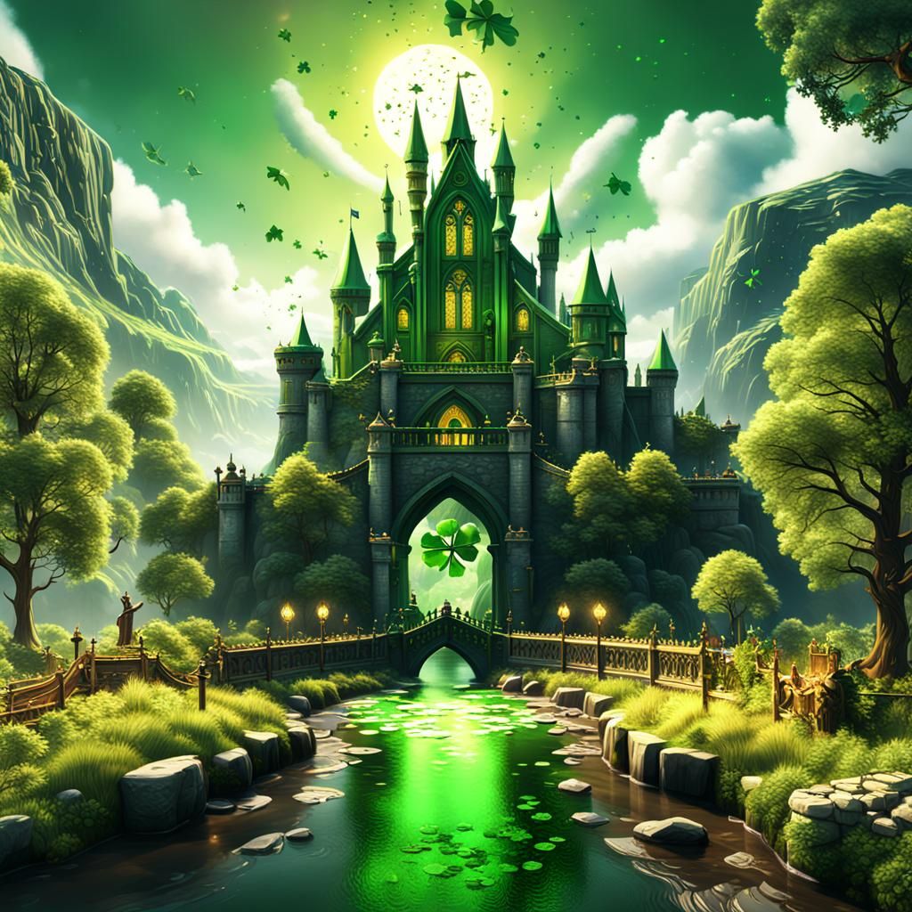 Fantastical St. Patrick's Day Birthday Art