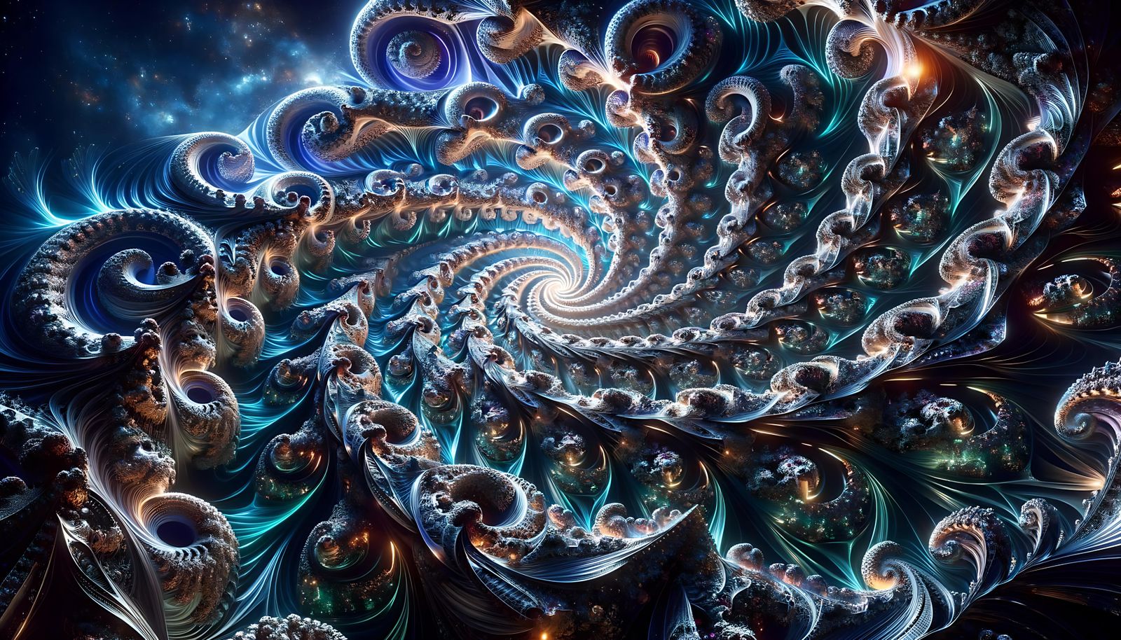 Hyperrealistic 4D Fractal Multiverse with Quantum Tunnels