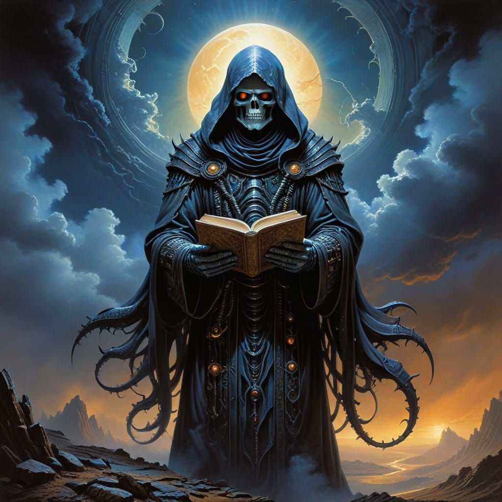 Apostle in Reverent Dreamlike Atmosphere with Ethereal Cloud...