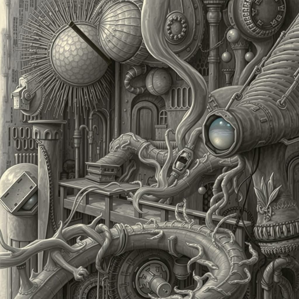 Microscopic Visions of Surreal Smoking Areas