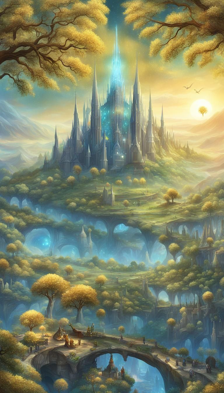 #1⚜️⚜️⚜️⚜️⚜️DANDELION ELVEN VILLAGE BUTTERFLY CITY ⚜️⚜️⚜️⚜️⚜...