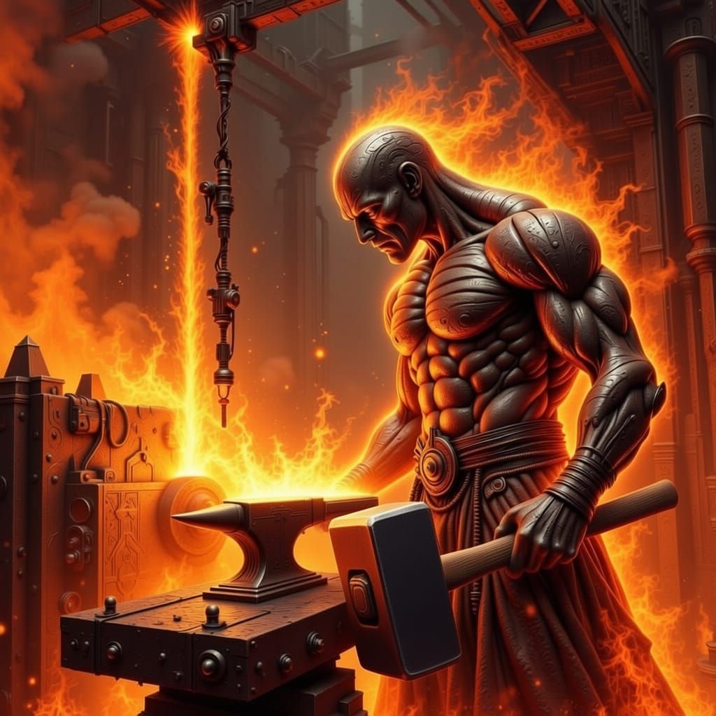 a steelworker for divine armors